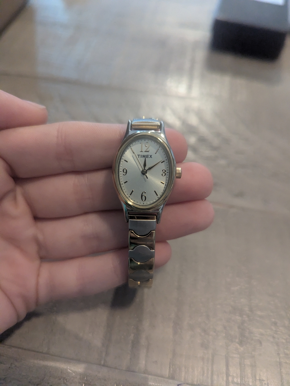 Timex Men's Two-Tone Silver and Gold Dress Watch